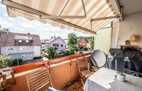 Senta Hoffmann - Immobilienmakler Esslingen - Verkauf Eigentumswohnung - Reichenbach Fils - Balkon