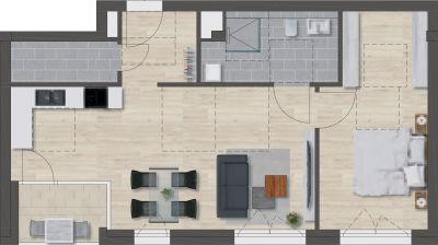 Domizil Reichenbach Fils Bestand - Dachgeschoss Wohnung 6 - 1 bis 4. Obergeschoss