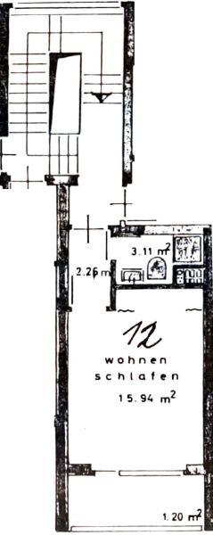 Grundriss 3-Zimmer Wohnung - Vermietung - Reichenbach Fils, Landkreis Esslingen