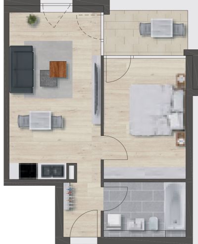 Domizil Reichenbach Fils Haus 3 - Erdgeschoss - Obergeschoss - Wohnung 2