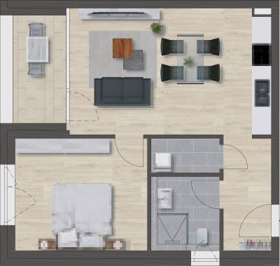 Domizil Reichenbach Fils Haus 2 - Erdgeschoss - Obergeschoss - Wohnung 1