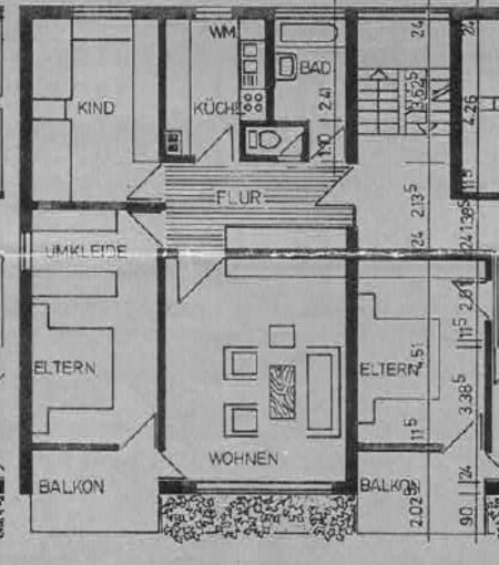 Grundriss Eigentumswohnung- Reichenbach Fils, Landkreis Esslingen